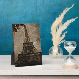 Vintage Eiffel Fotoplatte