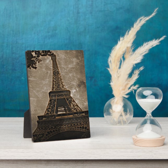 Vintage Eiffel Fotoplatte (Seite)