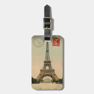 Vintage Eiffelturm Gepäckanhänger