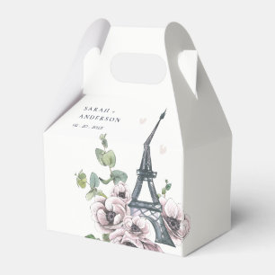 Vintage Eiffelturm-Hochzeit Geschenkschachtel