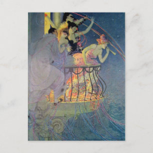Vintage - Eine Party-Feier, Postkarte