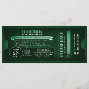 Vintage Einladung zur Hochzeit