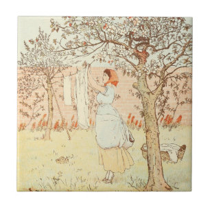 Vintage Einrichtung des Waschsalons Fliese