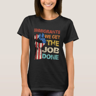 Vintage Einwanderer Shirt amerikanische Flagge erh