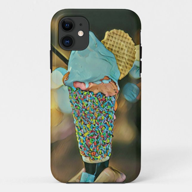 Vintage Eiscreme Case-Mate iPhone Hülle (Rückseite)