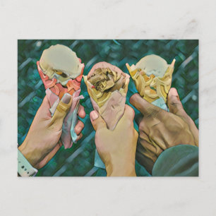 Vintage-Eiscreme-Kegel Postkarte