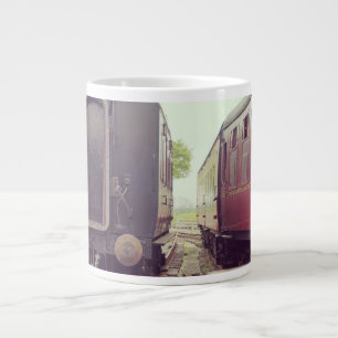 Vintage Eisenbahnwagen Jumbo-Tasse