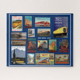 Vintage Eisenbahnwerbung