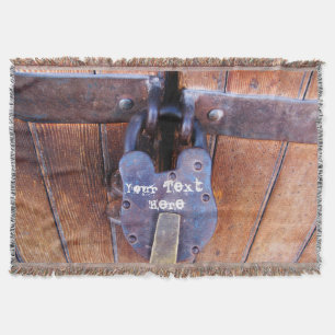 Vintage Eisenschloss rustikale Metalltüre Decke