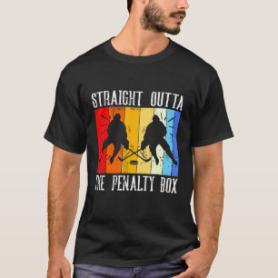 Vintage Eishockeyspieler Straight Outta The Strafb T-Shirt