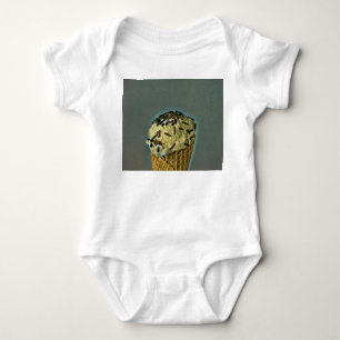 Vintage Eiskunst Baby Strampler