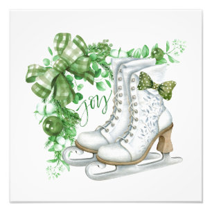 Vintage-Eisschuh Joy Fotodruck