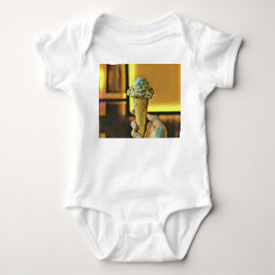 Vintage Eistüte Baby Strampler