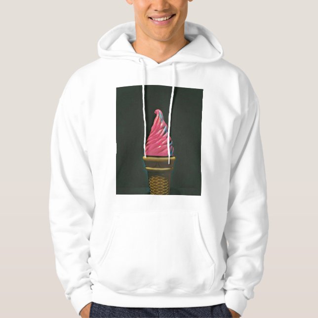 Vintage Eistüte Hoodie (Vorderseite)