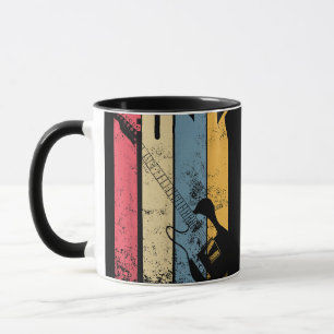 Vintage Electric Guitar Funk Musikfans Tasse