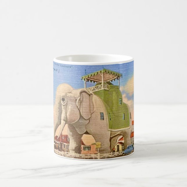 Vintage Elefant Hotel Tasse (Mittel)