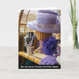 Vintage Elegance Dankeskarte