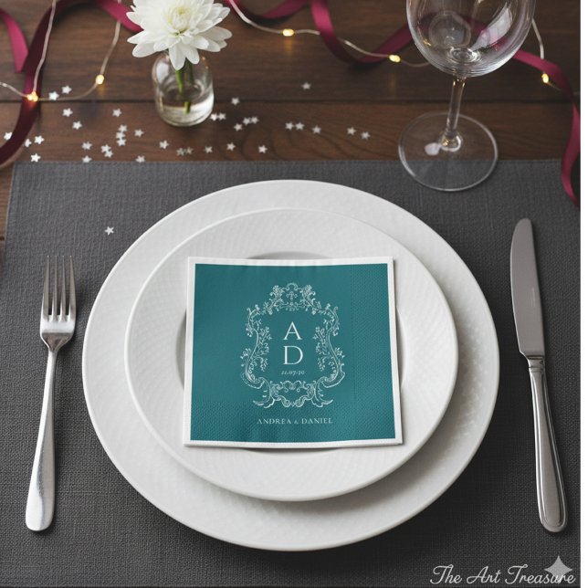 Vintage Elegant Floral Serviette (Von Creator hochgeladen)