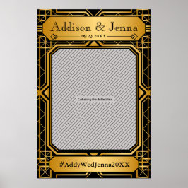 Vintage Elegante Art Deco Poster