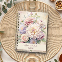 Vintage Elegante Pastel-Blume