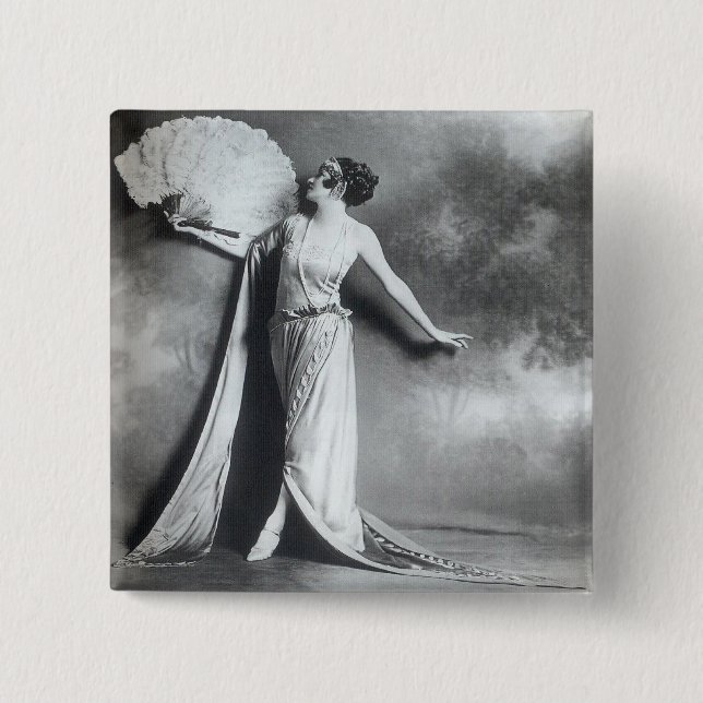 Vintage Eleganz 2 Button (Vorderseite)
