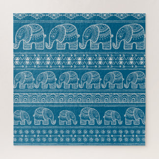 Vintage Elephant Frame Illustration
