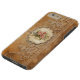 Vintage Embossed Gold Scrollwork und Rose Case-Mate iPhone Hülle (Oberseite)