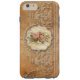 Vintage Embossed Gold Scrollwork und Rose Case-Mate iPhone Hülle (Rückseite)