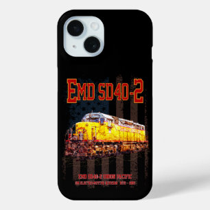 Vintage EMD SD40-2 Diesel-Lokomotive - amerikanisc Case-Mate iPhone Hülle