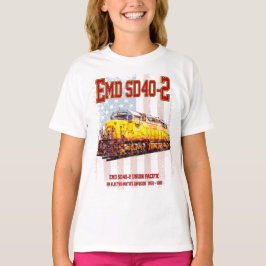Vintage EMD SD40-2 Diesel-Lokomotive - amerikanisc T-Shirt