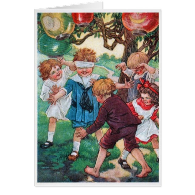 Vintage - Enfants en jeu, (Devant)