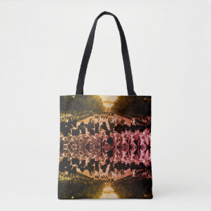 Vintage Engländer-Garden, die entlang der Mall zur Tasche