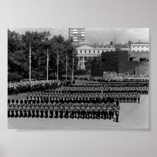 Vintage Engländer-Garden marschieren in langsamer  Poster