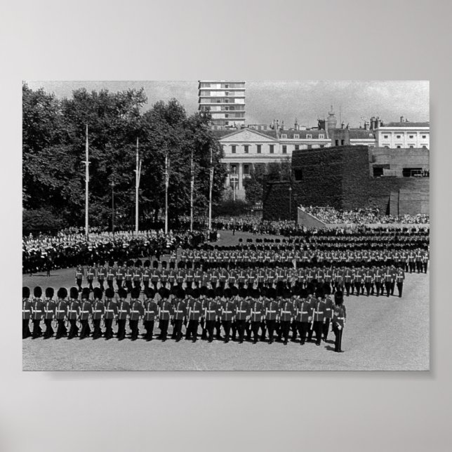 Vintage Engländer-Garden marschieren in langsamer  Poster (Vorne)