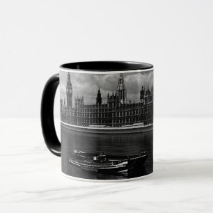 Vintage englische Parlamentsgebäude Tasse