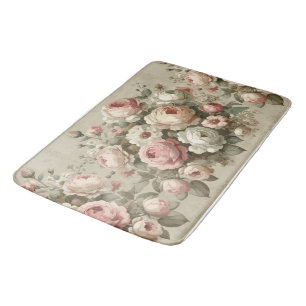Vintage englische Rose Garden Cotgore Deco Badematte