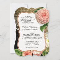 Vintage englische Rose Glam Old Hollywood Regency
