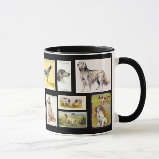 Vintage englischer Setzer-Zigarette kardiert Tasse