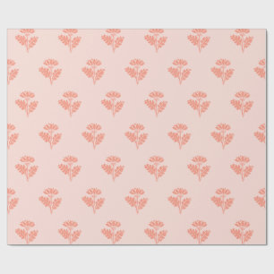 Vintage englisches Landhaus-Blumenmuster Geschenkpapier