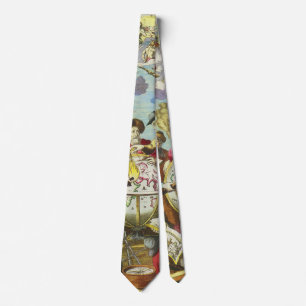 Vintage Entdecker mit antiker Weltkarte, 1542 Krawatte