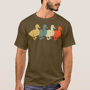 Vintage Enten Retro Funny Farm Bauer Dusche Lover T-Shirt