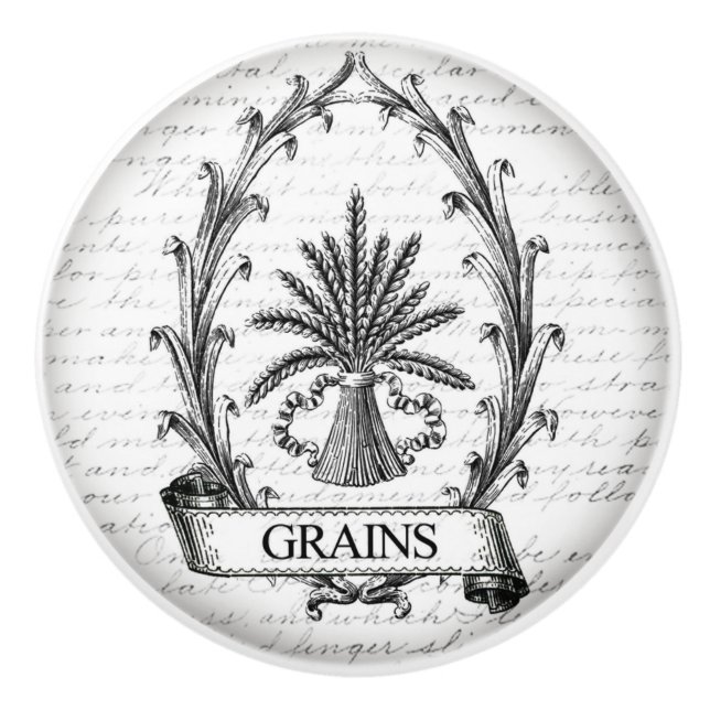 Vintage Entwurfs-Tür-oder Fach-Griffe Keramikknauf (Vorderseite)