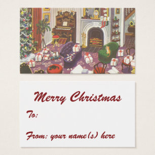 Vintage Enveloppement de Noël présente dans le sal