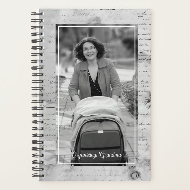 Vintage Ephemera Black & White Photo (Devant)