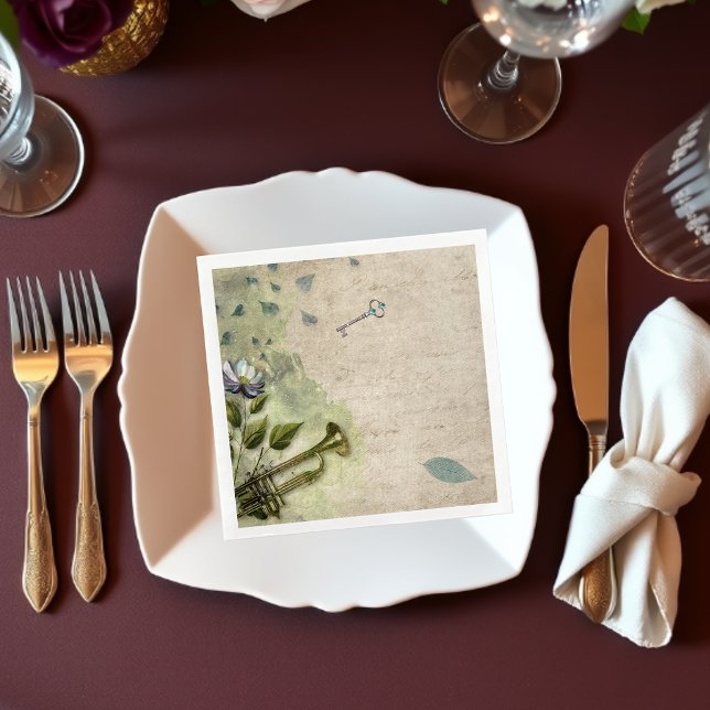 Vintage Ephemeride Serviette (Von Creator hochgeladen)