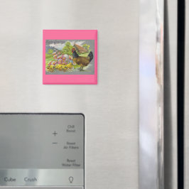 Vintage Époux de Pâques et aimant de coq