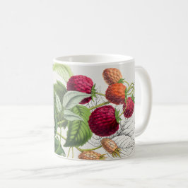 Vintage Erdbeere Kaffeetasse