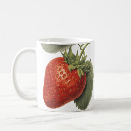 Vintage Erdbeere  Kaffeetasse