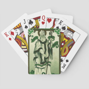 Vintage - Erin Go Bragh - St. Patricks Grüße Spielkarten