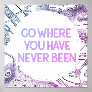 Vintage Erlebnisreise Poster